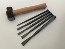 Load image into Gallery viewer, Mallet Head Fishtail Chisel Sets