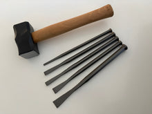 Load image into Gallery viewer, Mallet Head Fishtail Chisel Sets