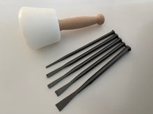 Load image into Gallery viewer, Mallet Head Fishtail Chisel Sets