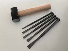 Load image into Gallery viewer, Mallet Head Fishtail Chisel Sets