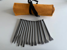 Load image into Gallery viewer, Fire-Sharp Mallet Head Full Chisel Set with Tool Roll