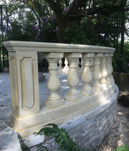 Load image into Gallery viewer, Garden Patio Natural Limestone Balustrade x 1m Sections