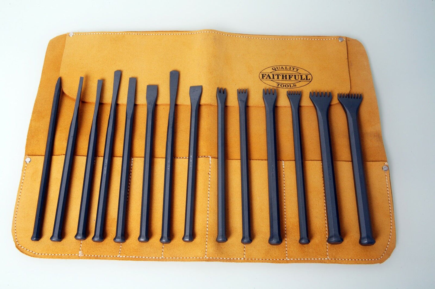 Fire-Sharp Mallet Head Full Chisel Set with Tool Roll