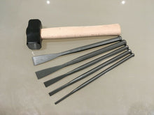 Load image into Gallery viewer, Mallet Head Fishtail Chisel Sets