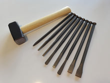 Load image into Gallery viewer, Mallet Head Chisel Sets