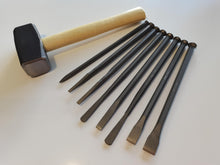Load image into Gallery viewer, Mallet Head Chisel Sets