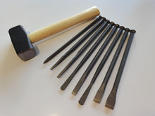 Load image into Gallery viewer, Mallet Head Chisel Sets