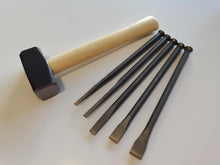 Load image into Gallery viewer, Mallet Head Chisel Sets