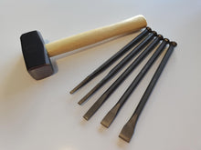 Load image into Gallery viewer, Mallet Head Chisel Sets