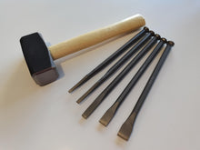 Load image into Gallery viewer, Mallet Head Chisel Sets