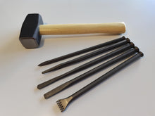 Load image into Gallery viewer, Mallet Head Chisel Sets