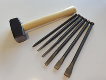 Load image into Gallery viewer, Mallet Head Chisel Sets