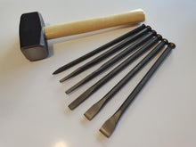 Load image into Gallery viewer, Mallet Head Chisel Sets