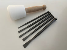 Load image into Gallery viewer, Mallet Head Fishtail Chisel Sets

