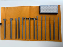 Load image into Gallery viewer, Fire-Sharp Full Chisel Set &amp; Tool Roll
