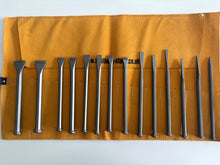 Load image into Gallery viewer, Fire-Sharp Mallet Head Full Chisel Set with Tool Roll
