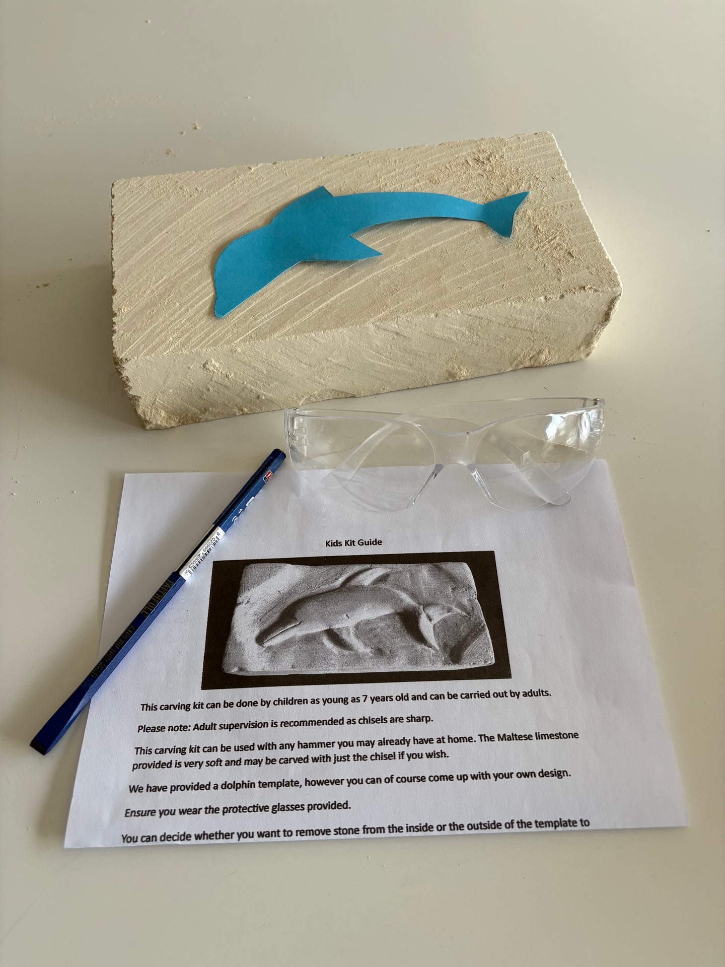 Stone Carving Starter Kit for Kids