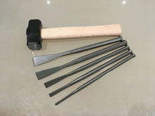 Load image into Gallery viewer, Mallet Head Fishtail Chisel Sets

