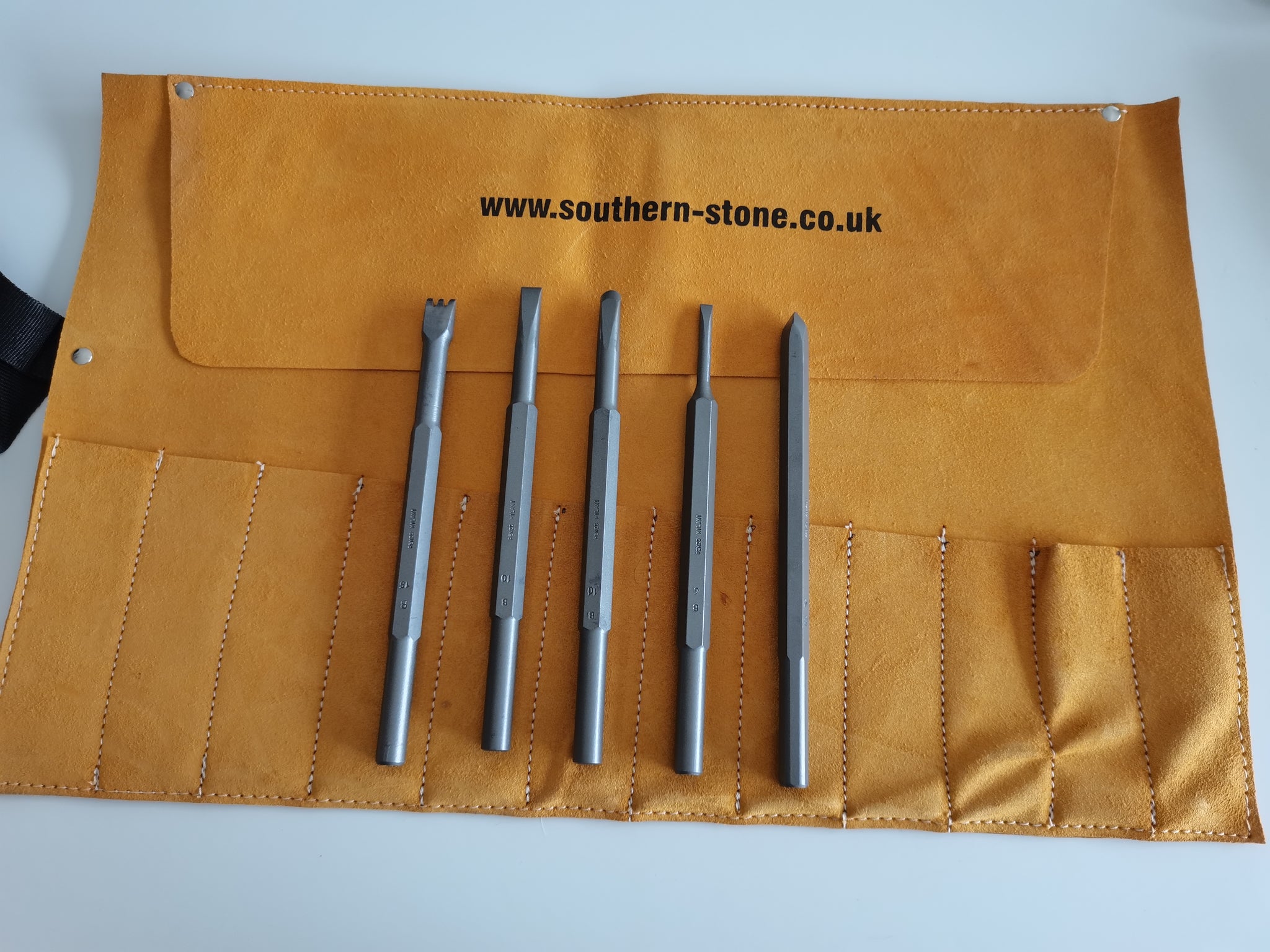 Tungsten Tipped Pneumatic Chisels 10.2 & 12.5 Shank – Southern Stone ...