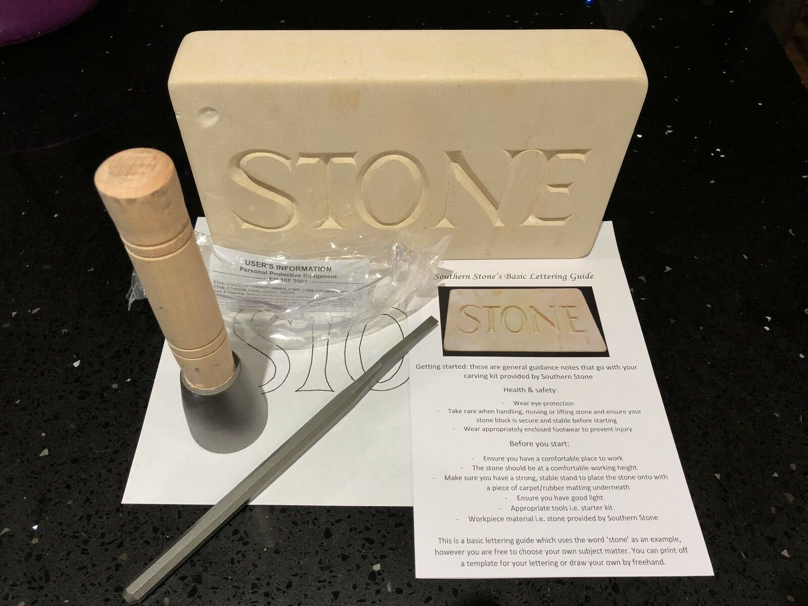 Lettering Kits – Southern Stone and Tools